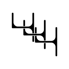 Number 444 vector design logo