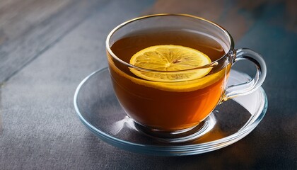 cup of tea with lemon