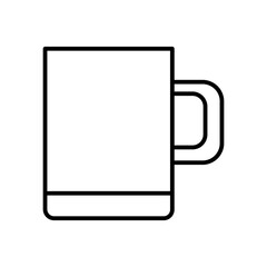 coffee cup line icon