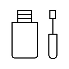 correction fluid line icon