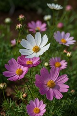 Fototapeta premium pink cosmos flower