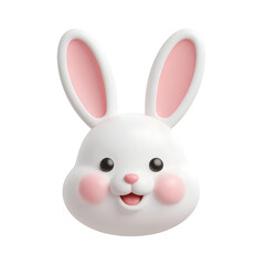 Obraz premium Bunny 3d icon