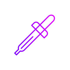 Fototapeta premium dropper gradient icon