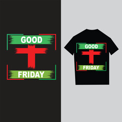 Good Friday t-shirt design illuatrator.