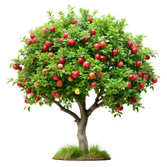 red apple tree