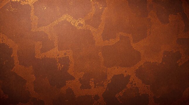 Rusty Surface Texture with Eroded Pattern and Brown Shades