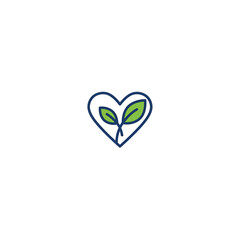 Heart Shaped Plant Sprout: Love for Nature and Growth