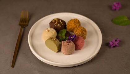 美しいスイーツのアソート