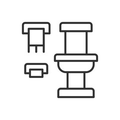 Toilet Icon Sign Symbol