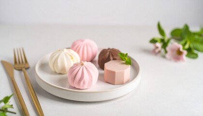 美しいスイーツのアソート