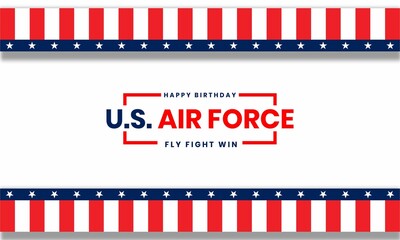 Happy Birthday U.S. Air Force design concept , vektor ilustration