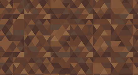 Obraz premium Brown Geometric Triangles Creating Earthy Background Patterns or Digital Surfaces