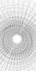abstract 3d tunnel
