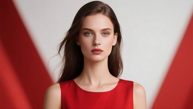 Sophisticated minimalist female silhouette with clean lines contemporary design for branding projects, digital art compositions, and modern social media aesthetics