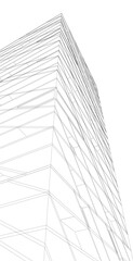 Fototapeta premium Architecture building. Design background vector illustration