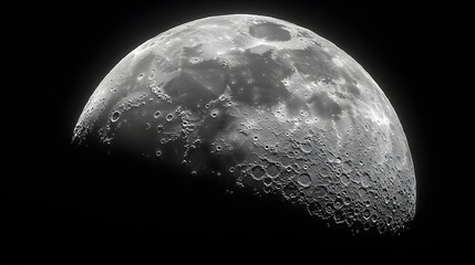 A highly detailed moon image taken on November 18, 2015, at 18:33