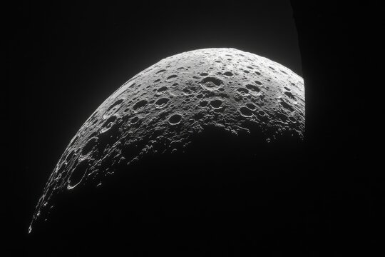 Moon's Surface Detailed