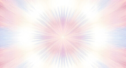 Fototapeta premium Gentle Pastel Burst Background With Pink And Lavender Hues Emanating From Center