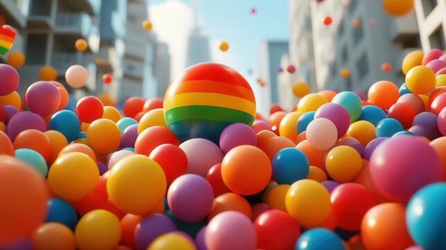 pride  month, lgbt, gay, lesbian concept. Illuminated globe with network lines on a dark background.