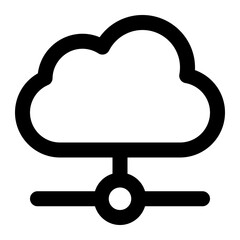 cloud icon for illustration