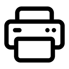 printer icon for illustration