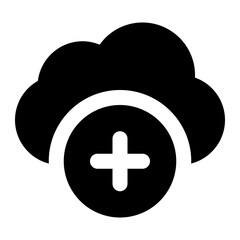 cloud icon for illustration