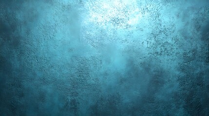 Obraz premium Azure textured surface with a diffused light source.