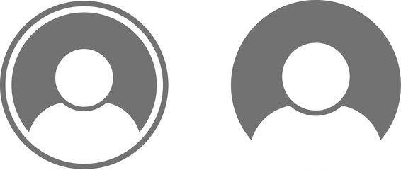avatar icon set. Profile icons. user signs. people collection symbol
