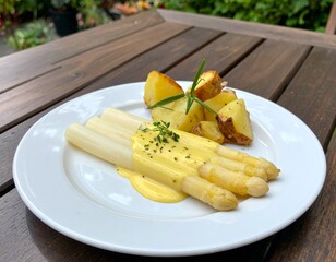 Spargel mit Sauce Hollandaise