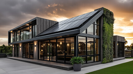 Obraz premium Smart Home with AI Holograms