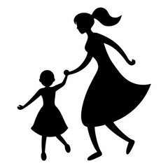 Create a Vector Illustration of a Black Silhouette Graphic