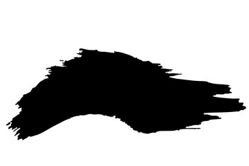 和風素材　筆で描かれたダイナミックな線のイラストセット　ベクター
