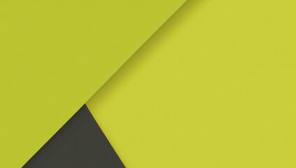Geometric, vibrant lime-green and dark-gray abstract background