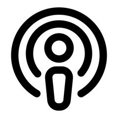 podcast icon for illustration