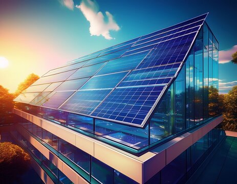 transparent solar photovoltaic panel technology tpv for windows and sustainable energy generation on buildings and facades