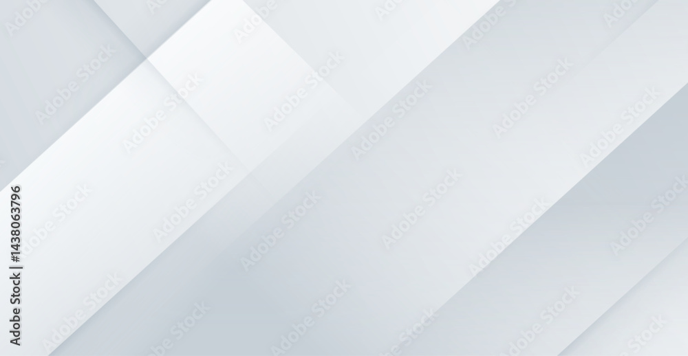 Wall mural modern geometric background texture design. tone white and gray color abstract simple style. space c