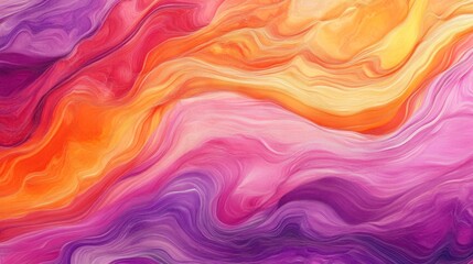 Fototapeta premium Abstract Colorful Swirls: A Vibrant Digital Painting