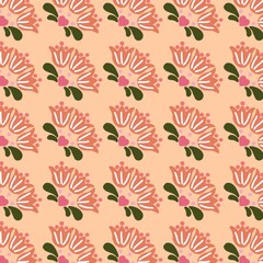 seamless pattern with flowers