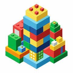 Fototapeta premium toy building blocks