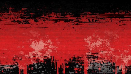 Abstract red and black distressed background