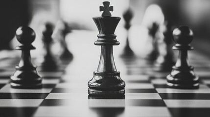 Cover for a series of chess books or videos that delve into advanced strategies and tactics.