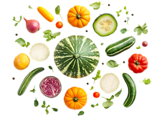 Close Up of Ash Gourd Vegetables