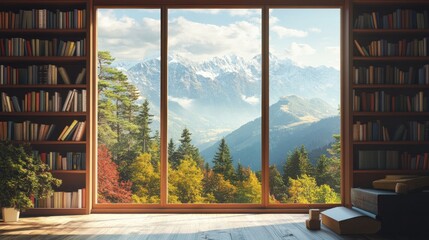 Mountain View Library: A Serene Autumn Escape