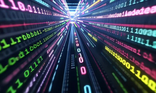  A digital screen displaying multiple lines of code in various colors, representing the complex nature and intricacy of software development,  coding symbols 