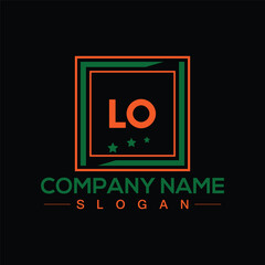 Creative logo design with abstract shape