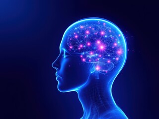 Obraz premium human brain x-ray