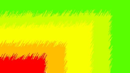 Vibrant gradient background with rough textured edges.