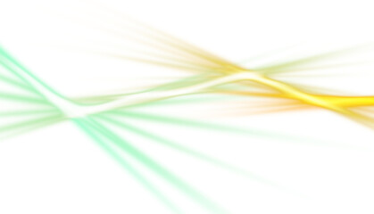 Abstract neon scratches and light leaks overlay effects for graphical use. Neon glowing wave currents effects on transparent background