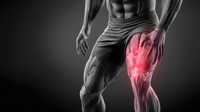 Hamstring Injury Illustration: Anatomy and Pain