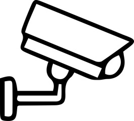 CCTV Camera Icon – Surveillance and Security Monitoring Symbol